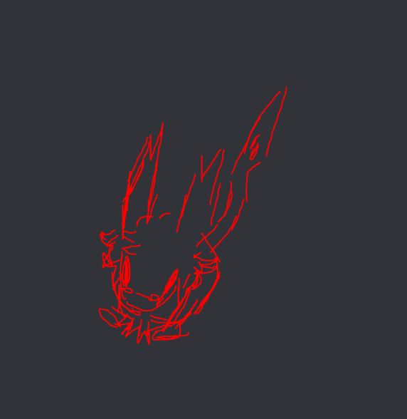 a sketchy drawing of Calliope from an aerial view.