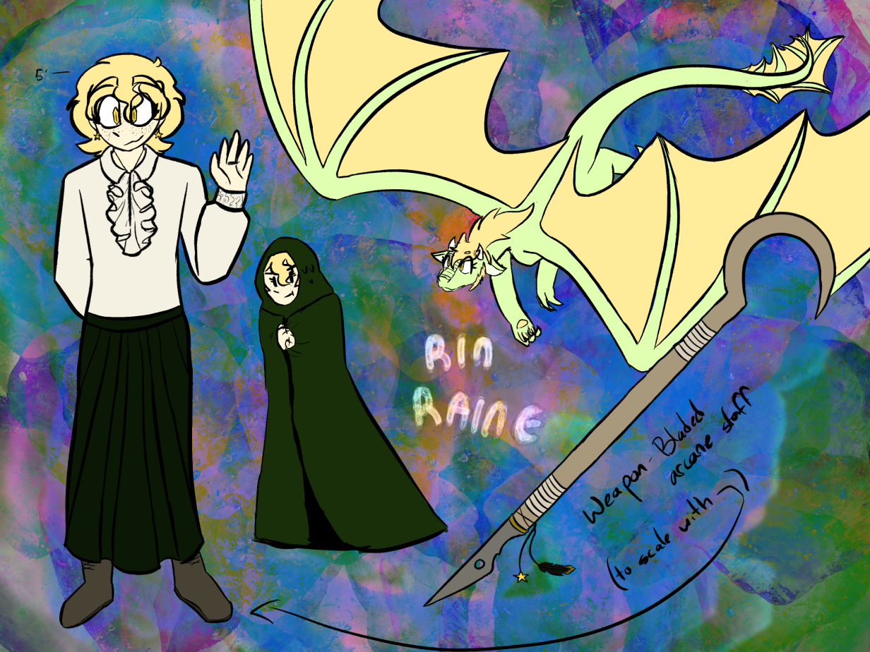 a reference sheet of Rin.